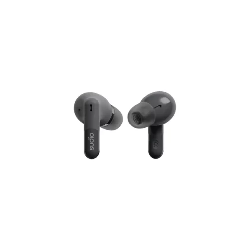 D1B Earbuds Negris La imagen muestra unos audífonos inalámbricos Sudio tipo airpods